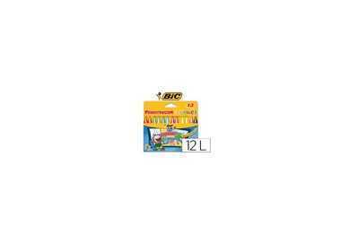 Lapices cera plastidecor peques caja de 12 colores surtidos