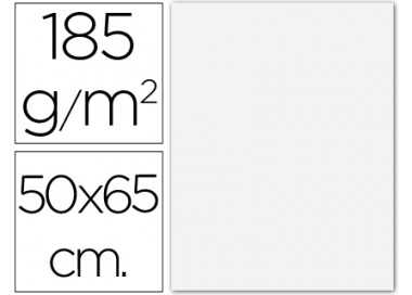 Cartulina guarro blanca 50x65 cm 185 gr