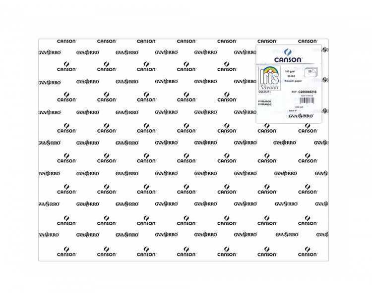 Cartulina guarro blanca 50x65 cm 185 gr