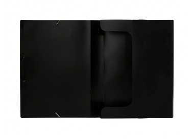 Carpeta liderpapel portadocumentos 36905 polipropileno din a4 negra lomo 50 mm