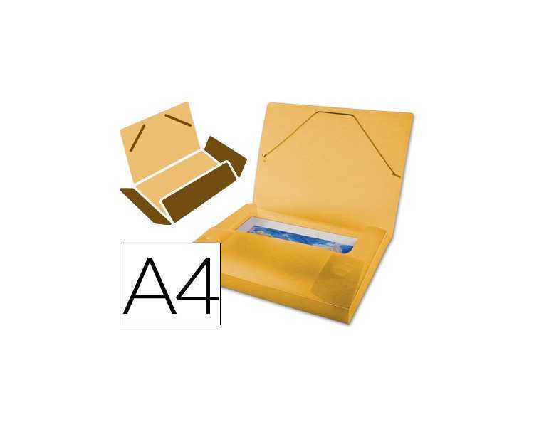 Carpeta liderpapel portadocumentos 36851 polipropileno din a4 naranja serie frosty lomo 25 mm