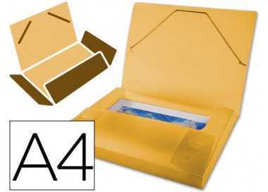 Carpeta liderpapel portadocumentos 36851 polipropileno din a4 naranja serie frosty lomo 25 mm