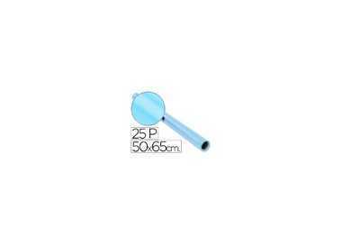 Papel charol celeste rollo 25 hojas de 50x65 cm Papel charol celeste rollo 25 hojas de 50x65 cm