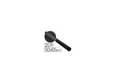 Papel charol negro rollo 25 hojas de 50x65 cm