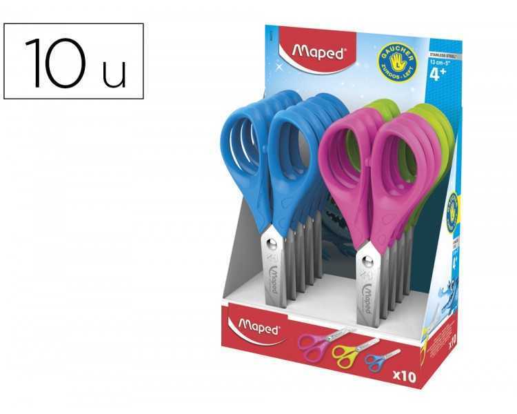 Tijera escolar maped pulse para zurdos 13 cm