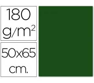 Cartulina guarro verde abeto 50x65 cm 180 gr