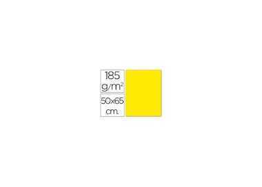 Cartulina guarro amarillo canario 50x65 cm 185 gr