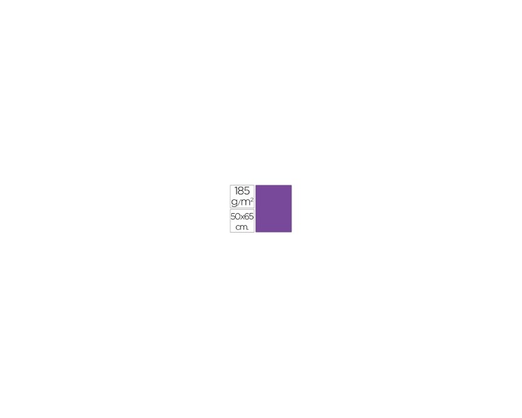 Cartulina guarro violeta 50x65 cm 185 gr
