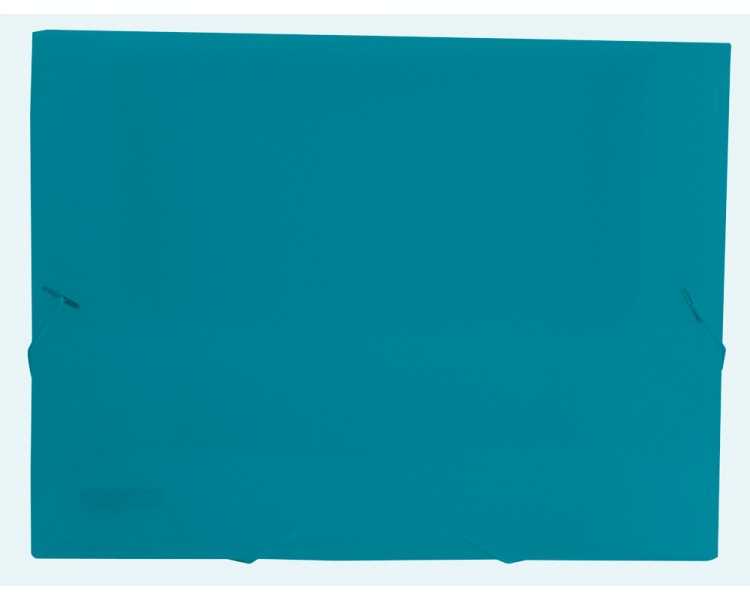Carpeta liderpapel portadocumentos gomas 36933 polipropileno din a4 verde translucido -lomo 25 mm