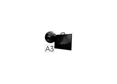 Carpeta liderpapel portadocumentos polipropileno din a3 con asa y broche Carpeta liderpapel portadocumentos polipropileno din a3 con asa y broche