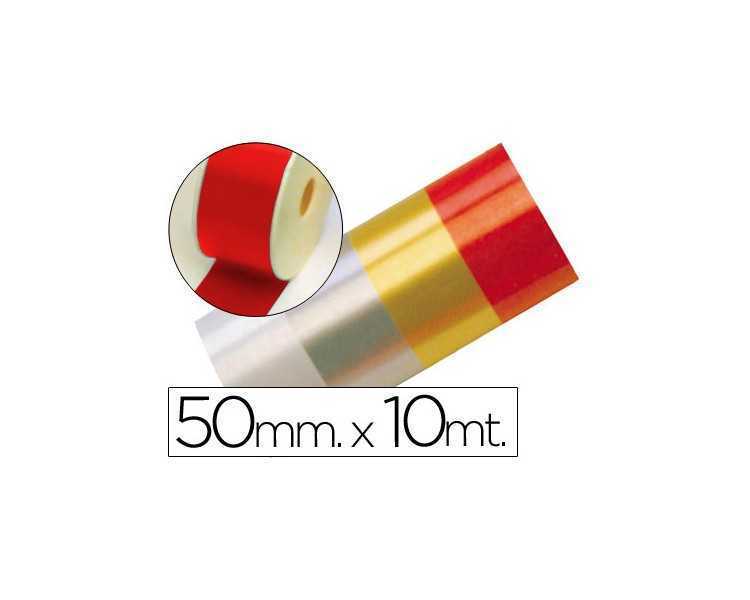 Cinta fantasia 10 mt x 50 mm rojo