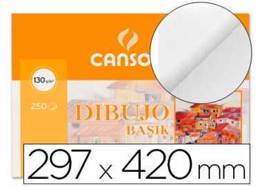 Papel dibujo basik 297x420 130 gr sin recuadro