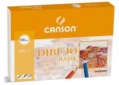 Papel dibujo basik 297x420 130 gr sin recuadro