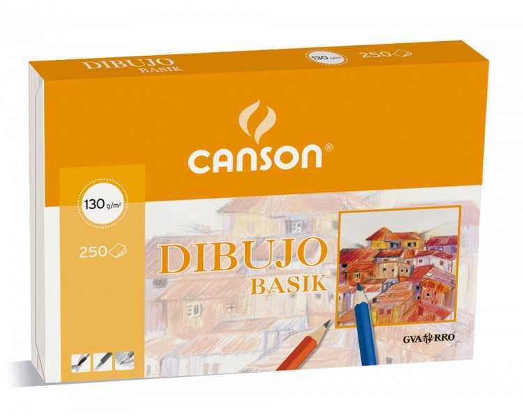 Papel dibujo basik 32.5x46 cm 130 gr sin recuadro