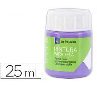 Pintura para tela la pajarita lila 25 ml