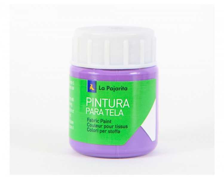 Pintura para tela la pajarita lila 25 ml