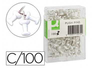 Señalizador de planos q-connect blanco caja de 100 unidades