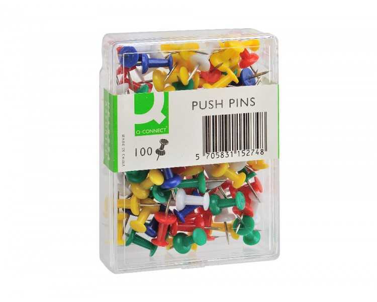 Señalizador de planos q-connect caja de 100 unidades colores surtidos