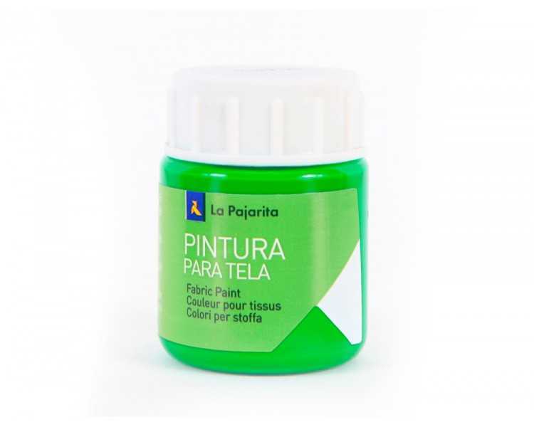 Pintura para tela la pajarita verde primavera 25 ml