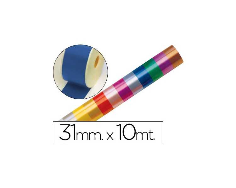 Cinta fantasia 10 mt x 31 mm azul