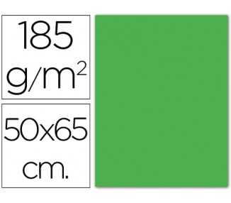 Cartulina guarro verde manzana 50x65 cm 185 gr