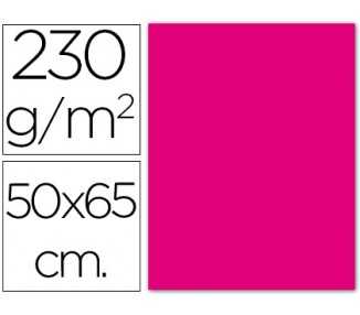 Cartulina fluorescente magenta 50x65 cm 230 gr
