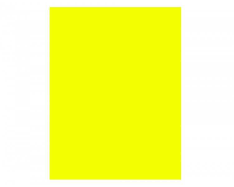 Cartulina fluorescente amarilla 50x65 cm 230 gr