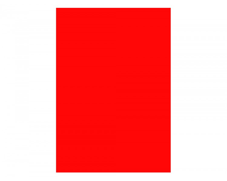 Cartulina fluorescente roja 50x65 cm 230 gr