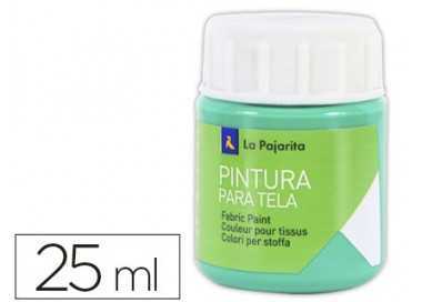 Pintura para tela la pajarita verde esmeralda 25 ml