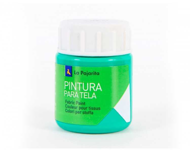 Pintura para tela la pajarita verde esmeralda 25 ml