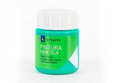 Pintura para tela la pajarita verde esmeralda 25 ml Pintura para tela la pajarita verde esmeralda 25 ml