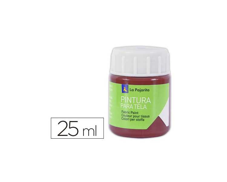 Pintura para tela la pajarita rojo ingles 25 ml