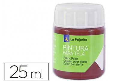Pintura para tela la pajarita rojo ingles 25 ml