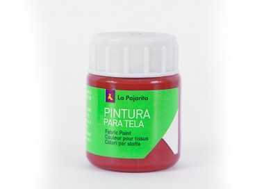 Pintura para tela la pajarita rojo ingles 25 ml