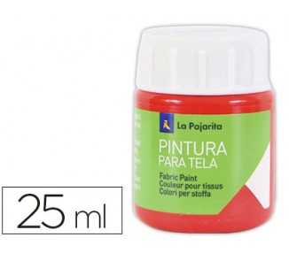 Pintura para tela la pajarita escarlata 25 ml