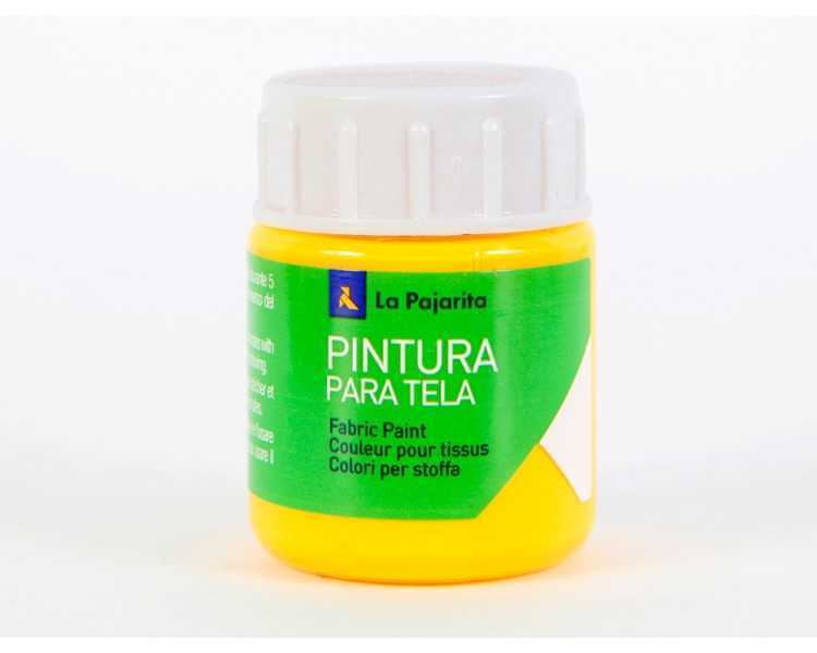 Pintura para tela la pajarita amarillo real 25 ml
