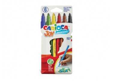 Rotulador carioca joy caja de 6 colores surtidos Rotulador carioca joy caja de 6 colores surtidos