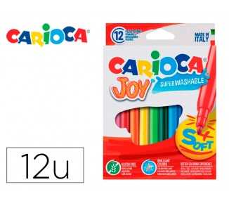 Rotulador carioca joy caja de 12 colores surtidos