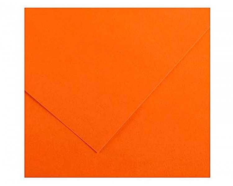 Cartulina guarro naranja 50x65 cm 185 gr