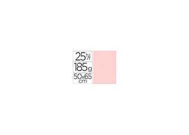 Cartulina guarro rosa 50x65 cm 185 gr