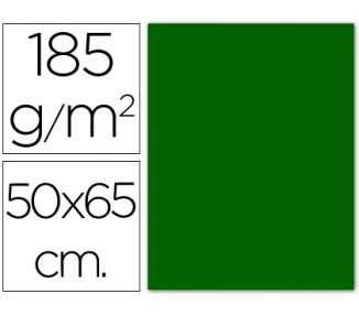 Cartulina guarro verde billar 50x65 cm 185 gr
