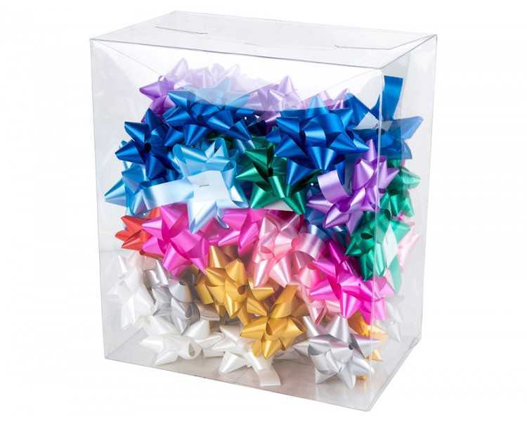 Lazos fantasia liderpapel 19 mm caja de 50 unidades colores surtidos