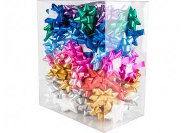 Lazos fantasia liderpapel 15 mm caja de 100 unidades colores surtidos