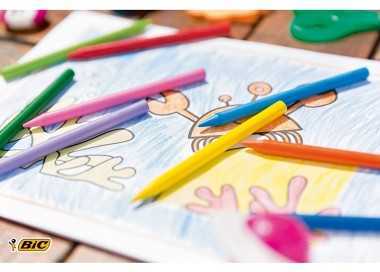 Lapices cera plastidecor caja de 18 colores surtidos