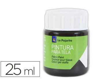 Pintura para tela la pajarita negro 25 ml