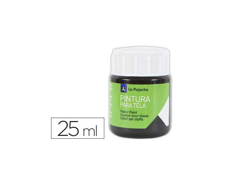 Pintura para tela la pajarita negro 25 ml