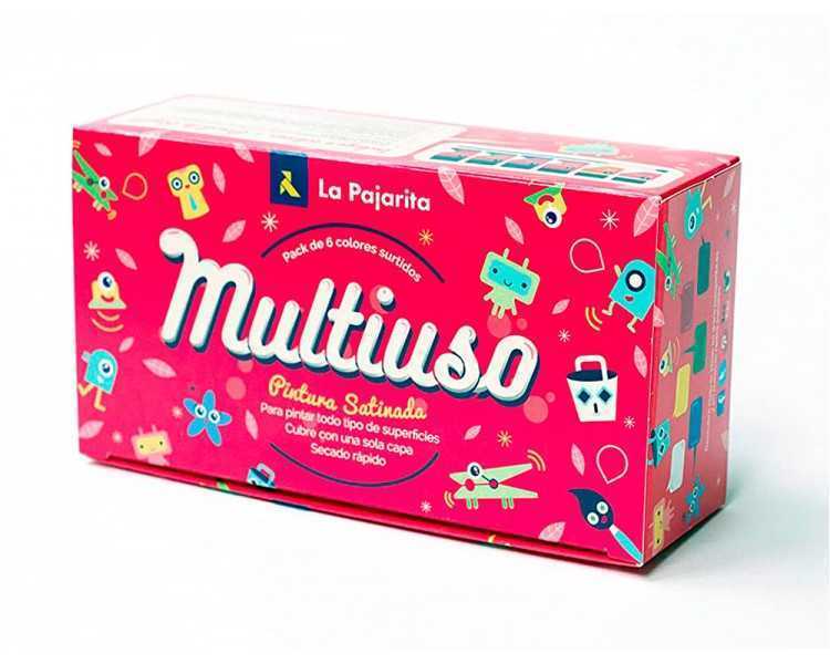 Pintura latex la pajarita magenta 35 ml