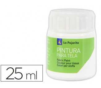 Pintura para tela la pajarita blanco 25 ml