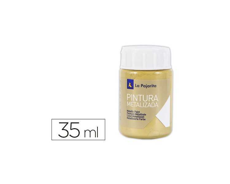 Pintura metalizada la pajarita oro rico 35 ml