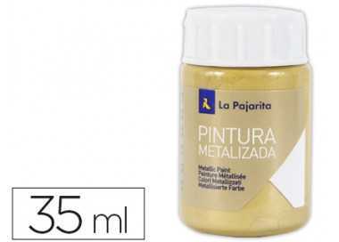 Pintura metalizada la pajarita oro rico 35 ml